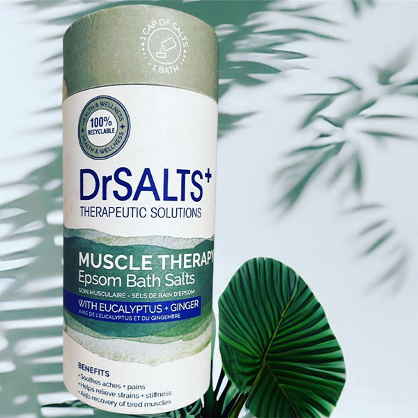 DrSaults muscle therapy epsom bath salts with Eucalyptus and Ginger